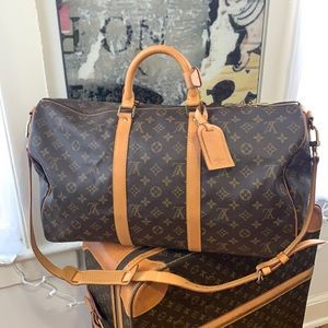 Louis Vuitton Bandouliere keepall 50 Travel Bag.